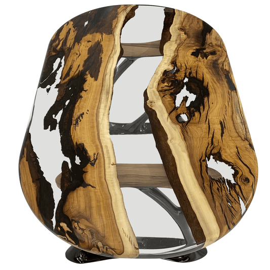 Rhadios Walnut Wood Dining Table