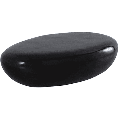 River Stone Coffee Table Black