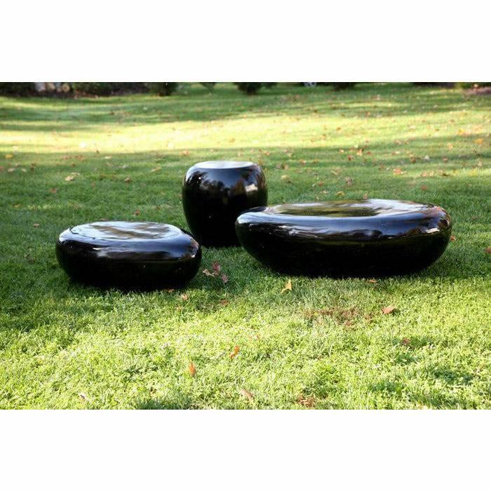 River Stone Coffee Table Black