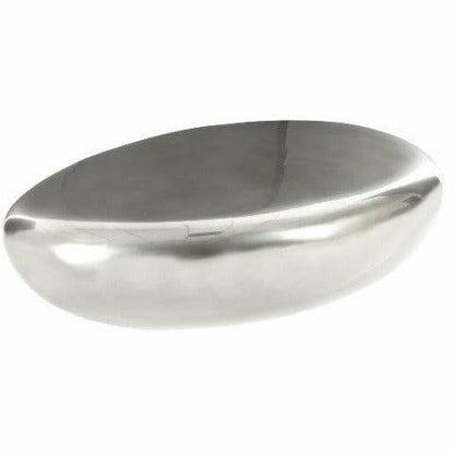 River Stone Coffee Table Liquid Silver