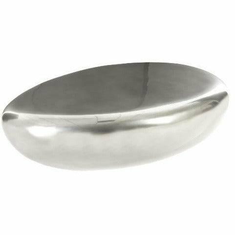 River Stone Coffee Table Liquid Silver