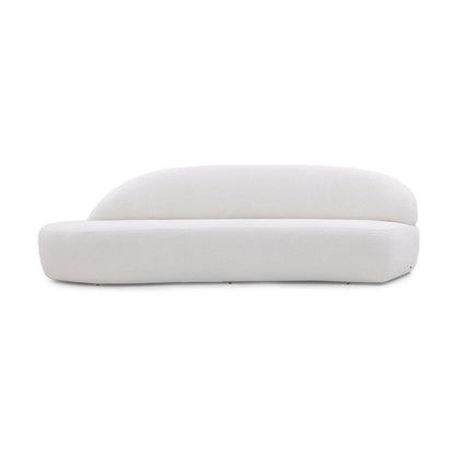 RUY Sofa in Off-White Boucle Fabric (Left Side) by Uultis