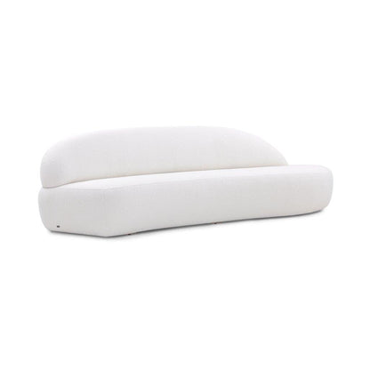 RUY Sofa in Off-White Boucle Fabric (Right Side) by Uultis