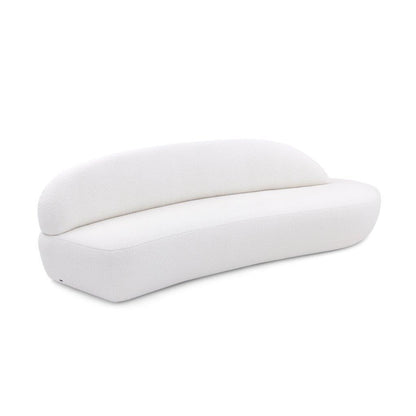 RUY Sofa in Off-White Boucle Fabric (Right Side) by Uultis