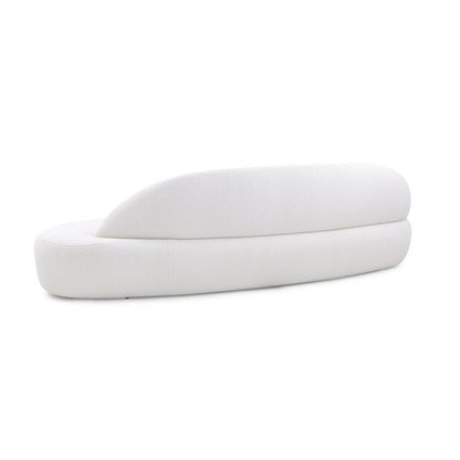 RUY Sofa in Off-White Boucle Fabric (Right Side) by Uultis