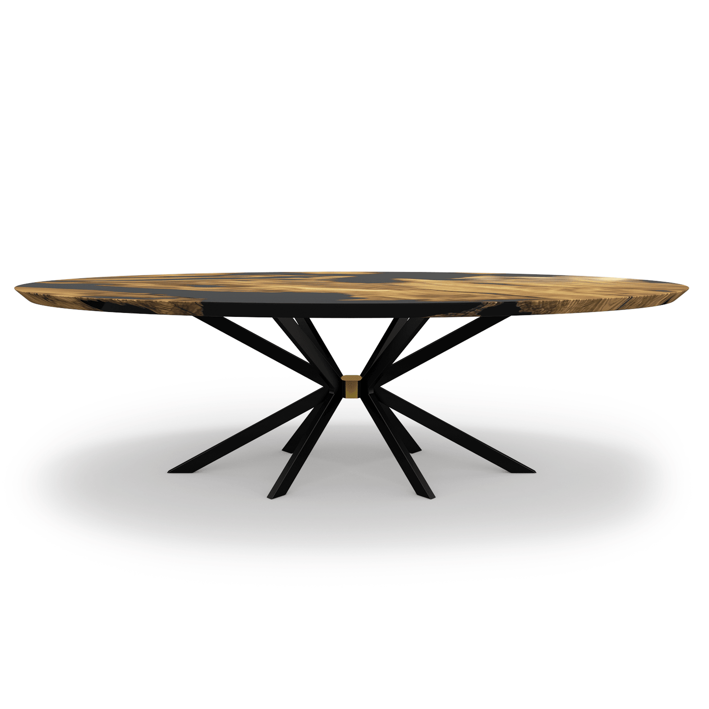 Salus Olive Wood Ellipse Dining Table