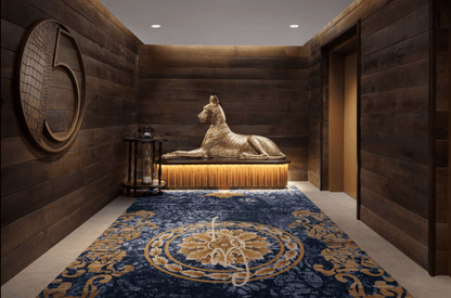 Great Dane Gold LeafSculpture