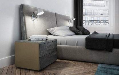 SERENO UPHOLSTERED STORAGE BED QUEEN