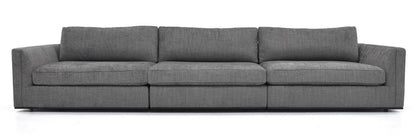 SIENA 3-SEAT GRAND SOFA - GREY FABRIC