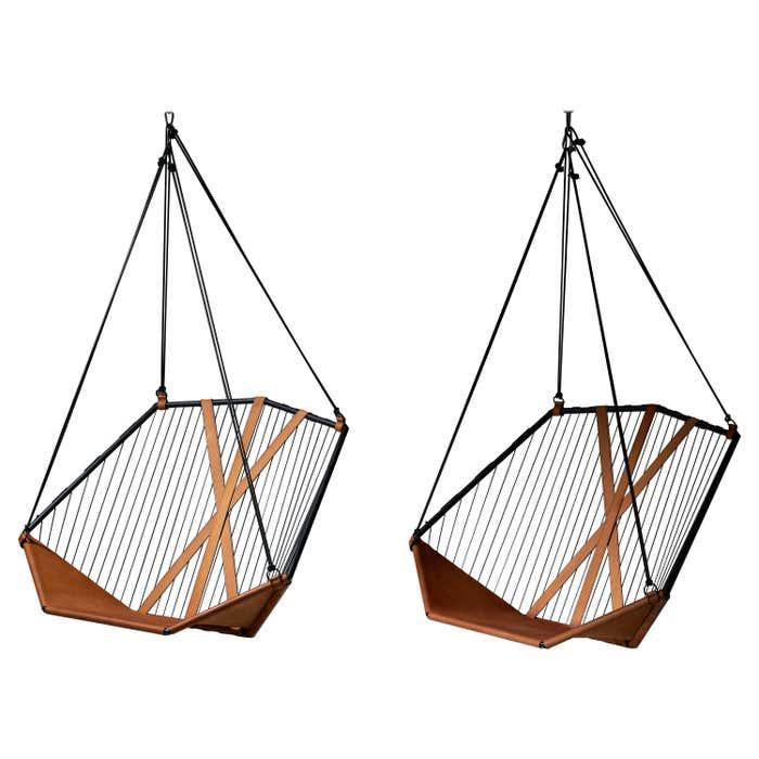 SLING ANGULAR HANGING CHAIR Set of  2