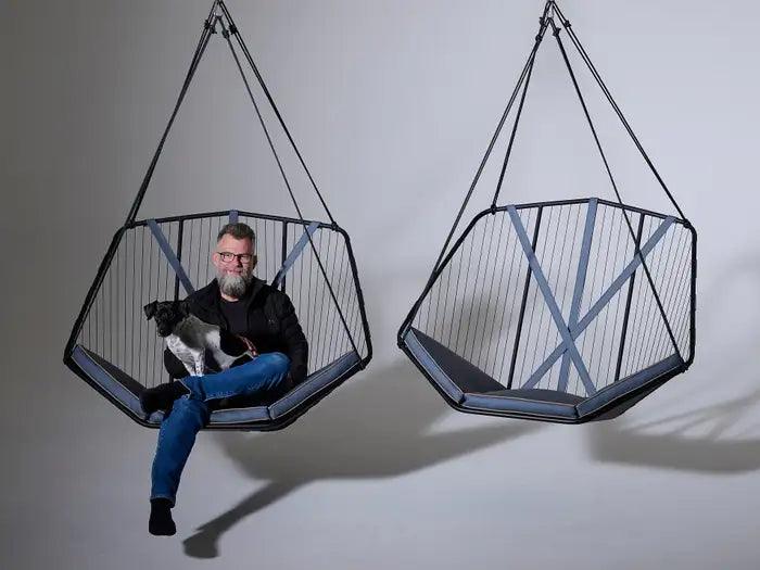 SLING ANGULAR HANGING CHAIR Set of  2