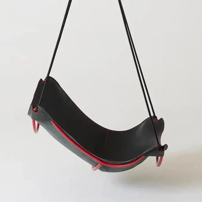 SLING BUTTERFLY Chair Black With Red Frame