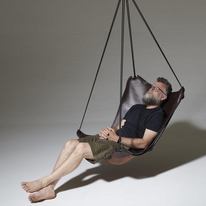 SLING BUTTERFLY Chair Black With Red Frame