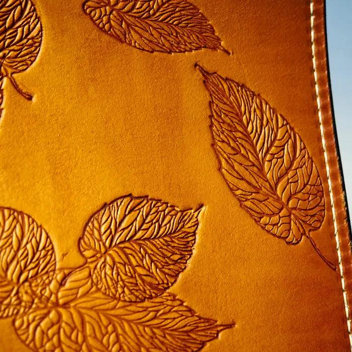 SLING Chair Debossed Leaf Leather