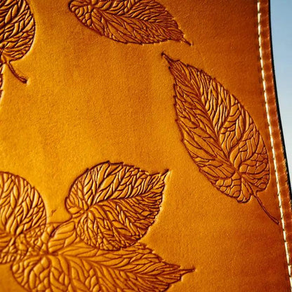 SLING Chair Debossed Leaf Leather