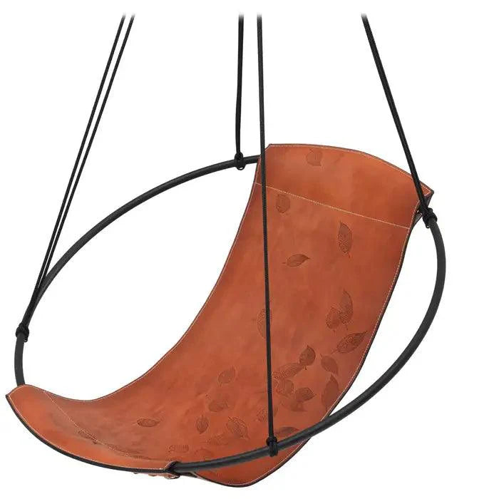 SLING Chair Debossed Leaf Leather