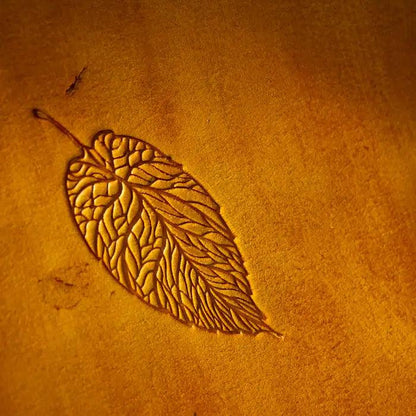 SLING Chair Debossed Leaf Leather