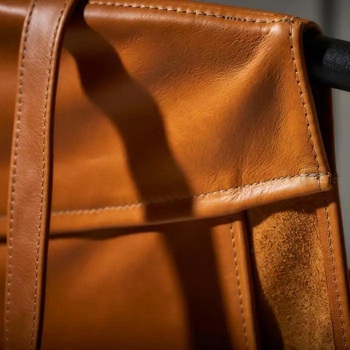 SLING Chair in Brown Ochre Leather