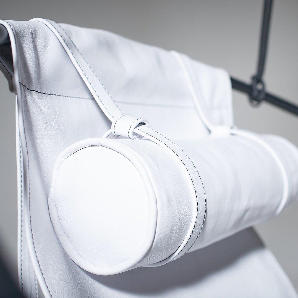SLING Chair in White Leather