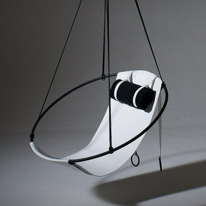 SLING Chair in White Leather