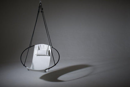 SLING Chair in White Leather