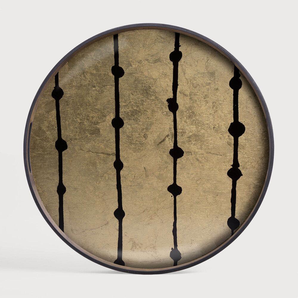 Small Tray Round Coffee Table Set