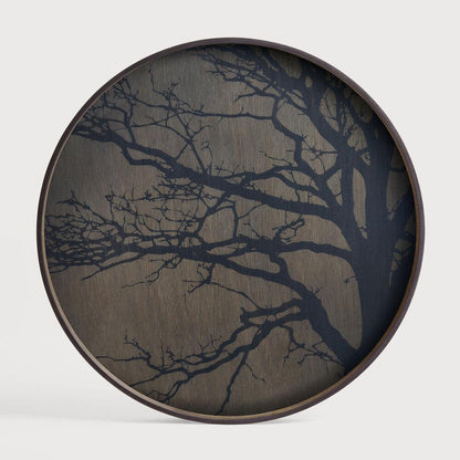 Small Tray Round Coffee Table Set