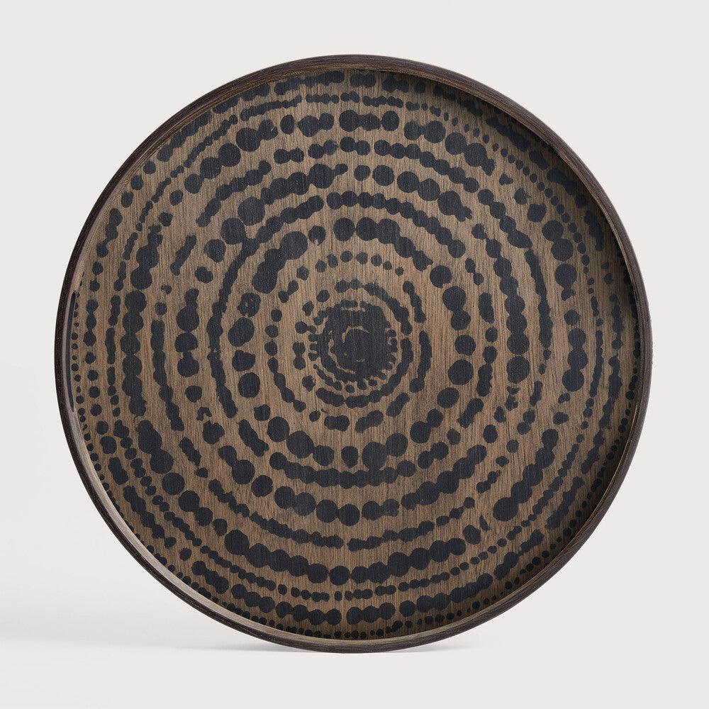 Small Tray Round Coffee Table Set