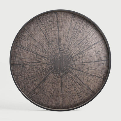 Small Tray Round Coffee Table Set