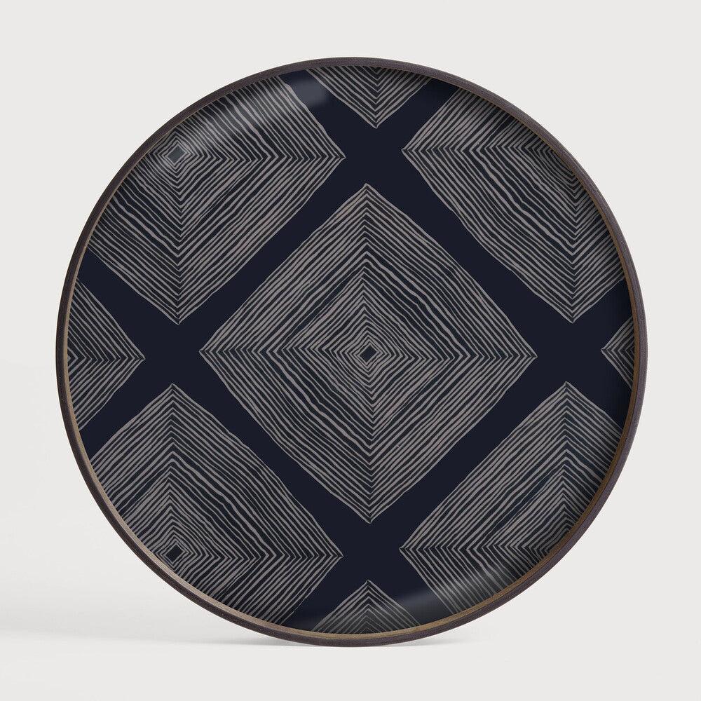Small Tray Round Coffee Table Set