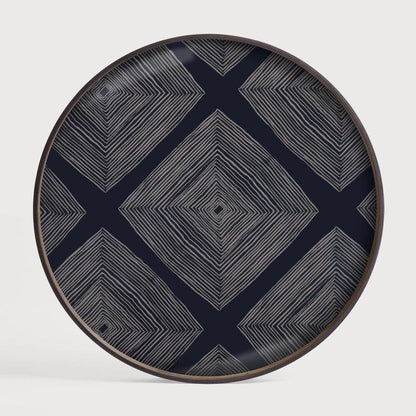 Small Tray Round Coffee Table Set