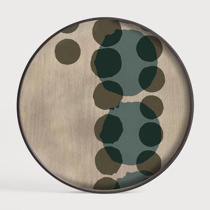 Small Tray Round Coffee Table Set