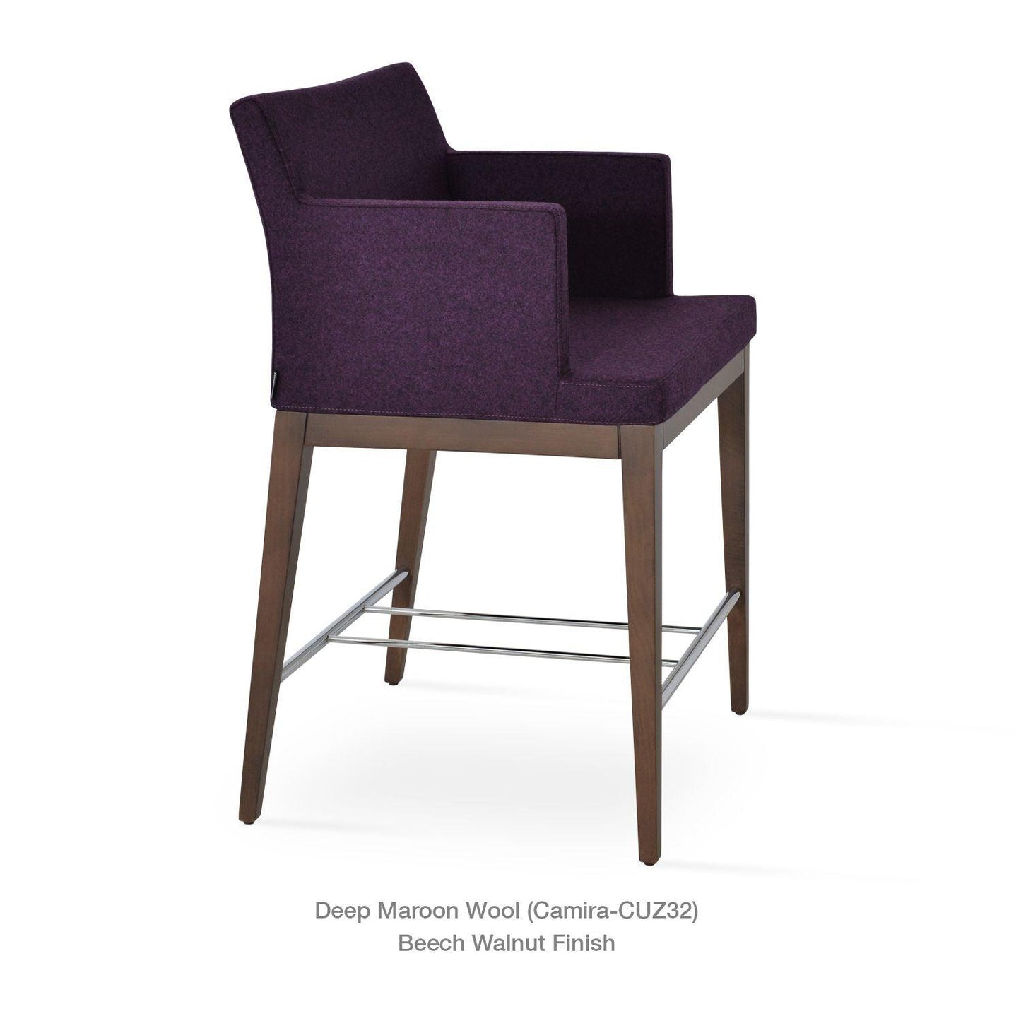 SOHO ARM WOOD STOOL