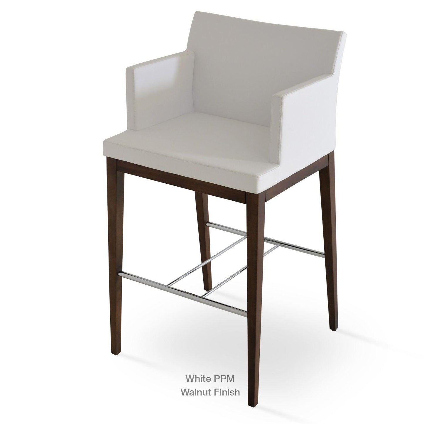 SOHO ARM WOOD STOOL