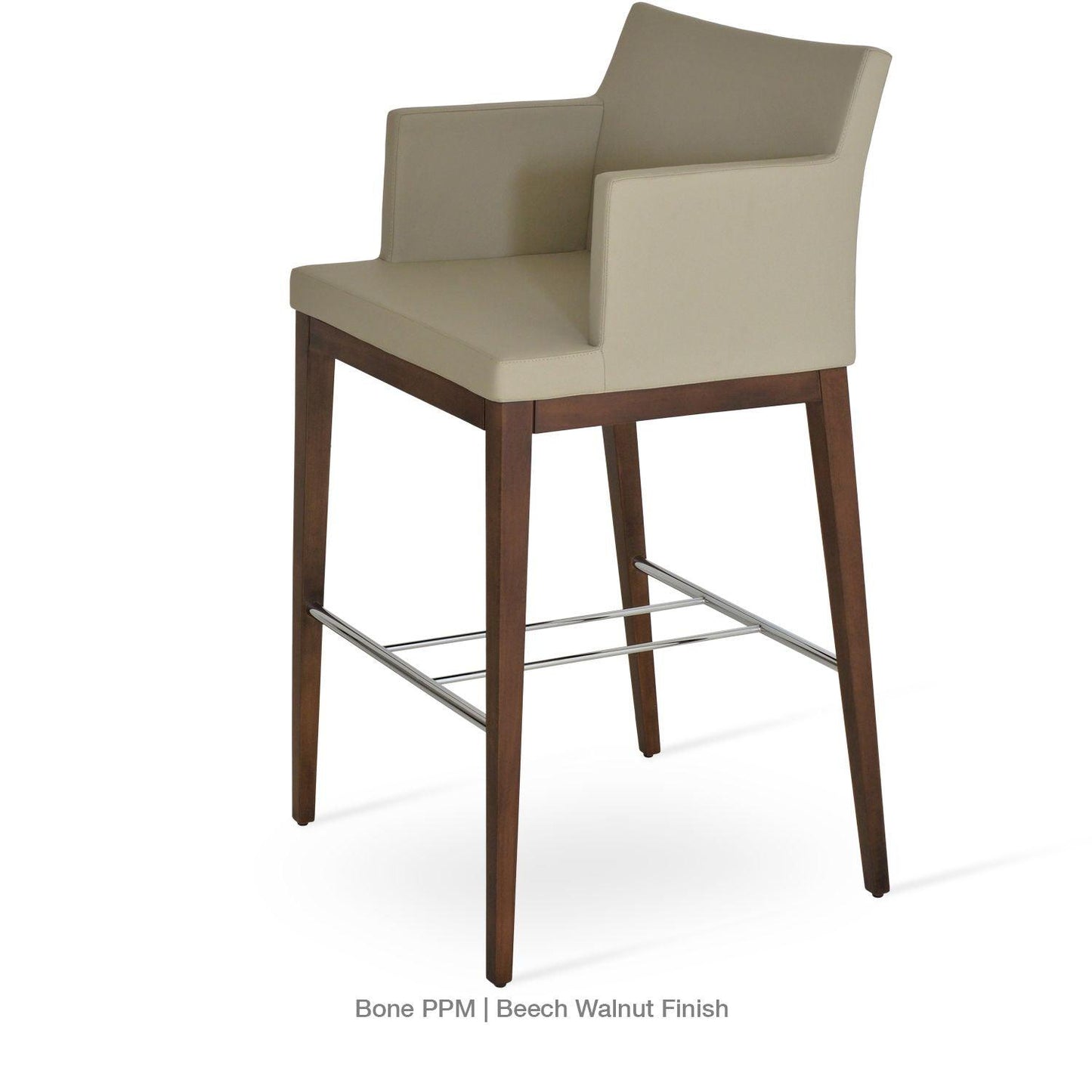 SOHO ARM WOOD STOOL