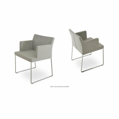 SOHO SLED ARMCHAIR
