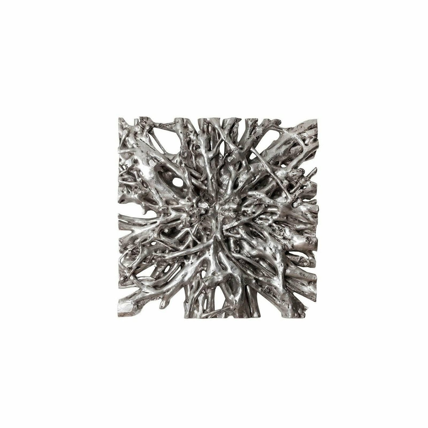 Square Root Large Silver Wall Art