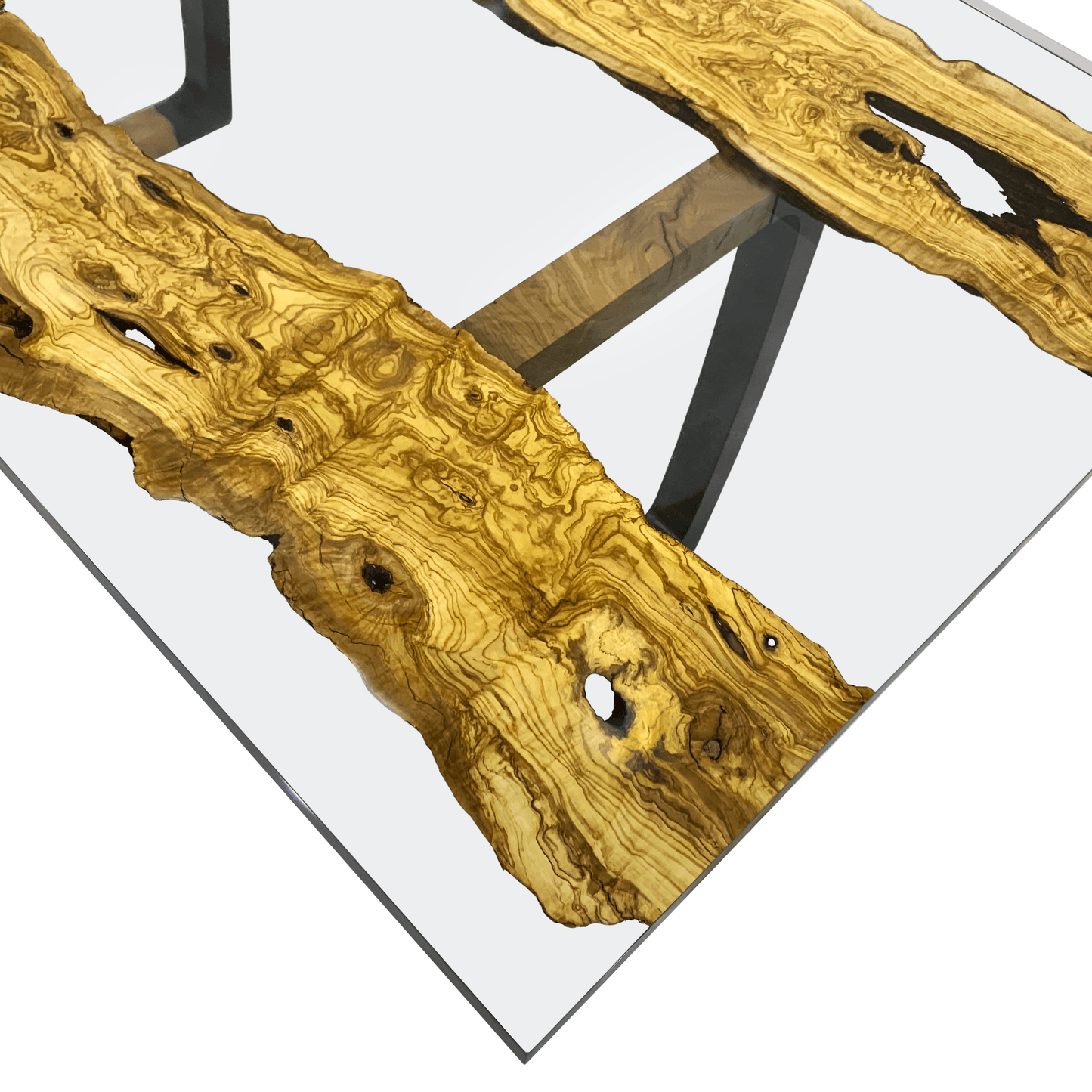 Staphyle Olive Wood Dining Table
