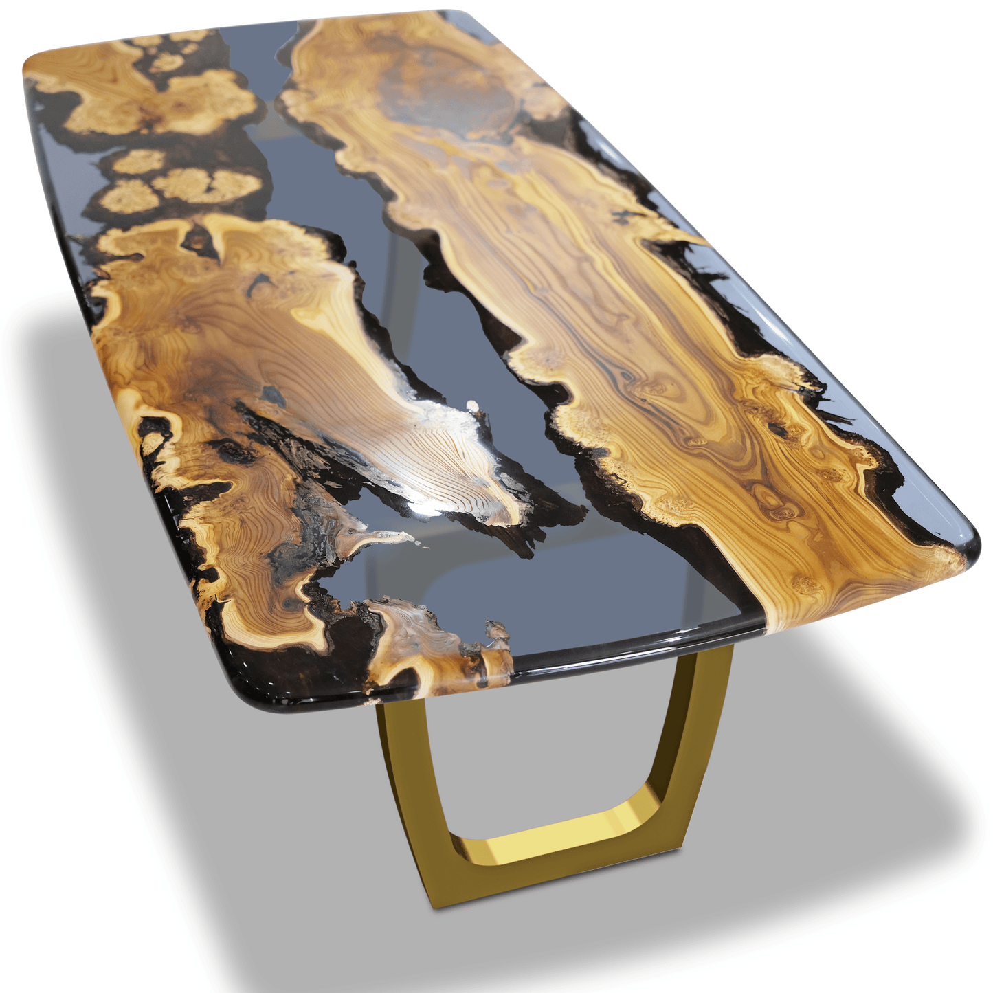 Staphyle Silverberry Wood Dining Table