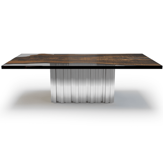 Stellio Walnut Wood Dining Table