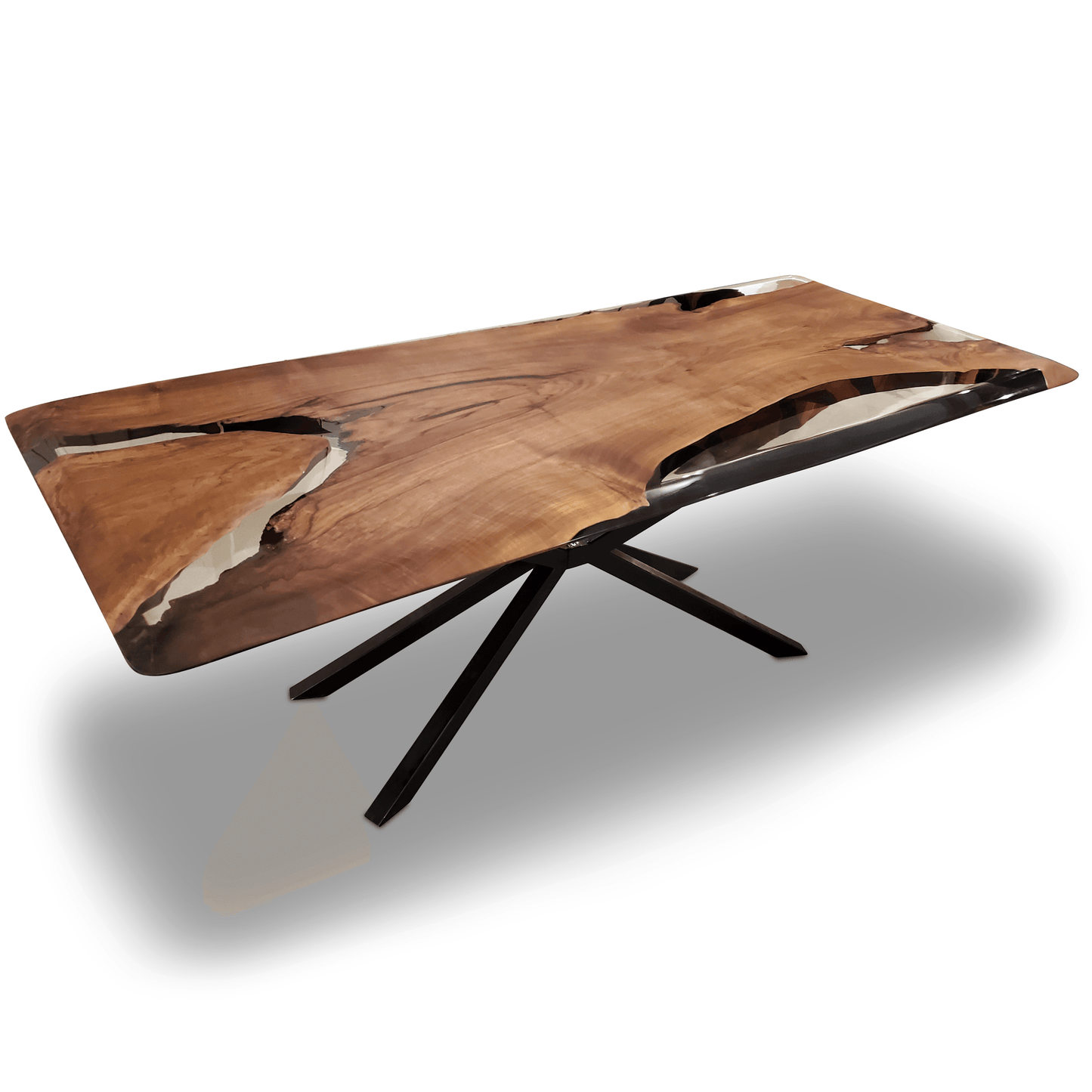 Stheno Walnut Wood Dining Table