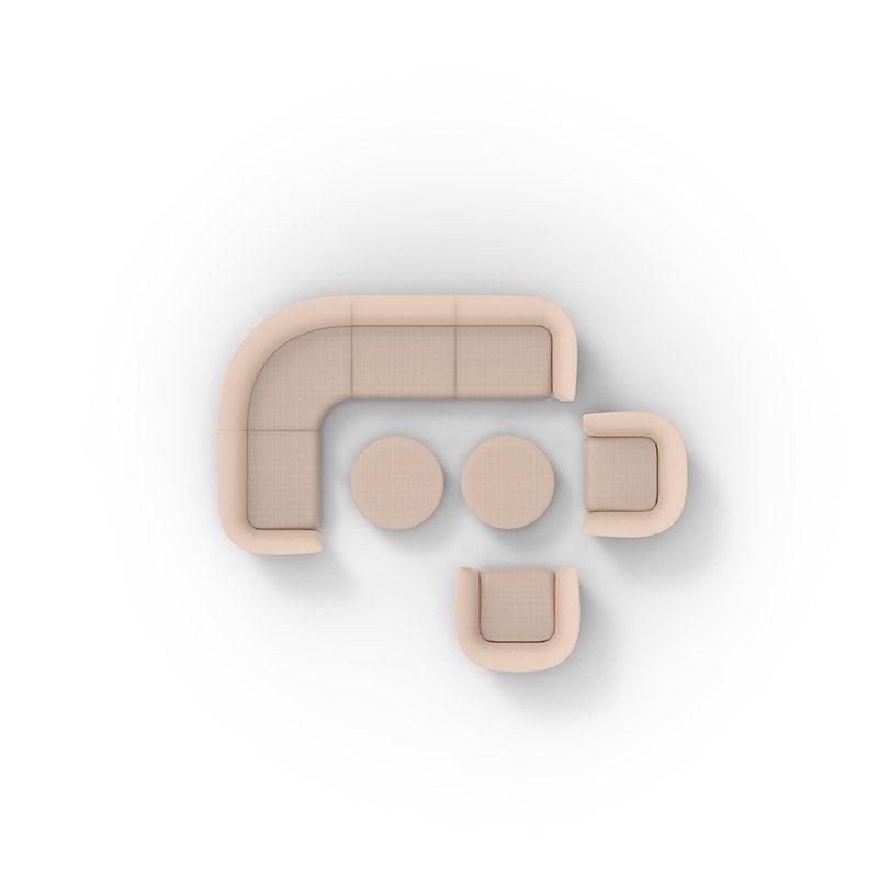 Divano componibile modulare Suave