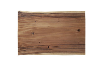 Waterfall Desk Natural, Acrylic Leg