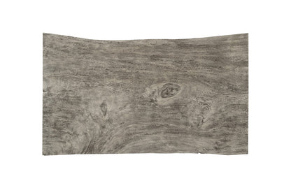 Waterfall Desk Gray Stone, Acrylic Leg
