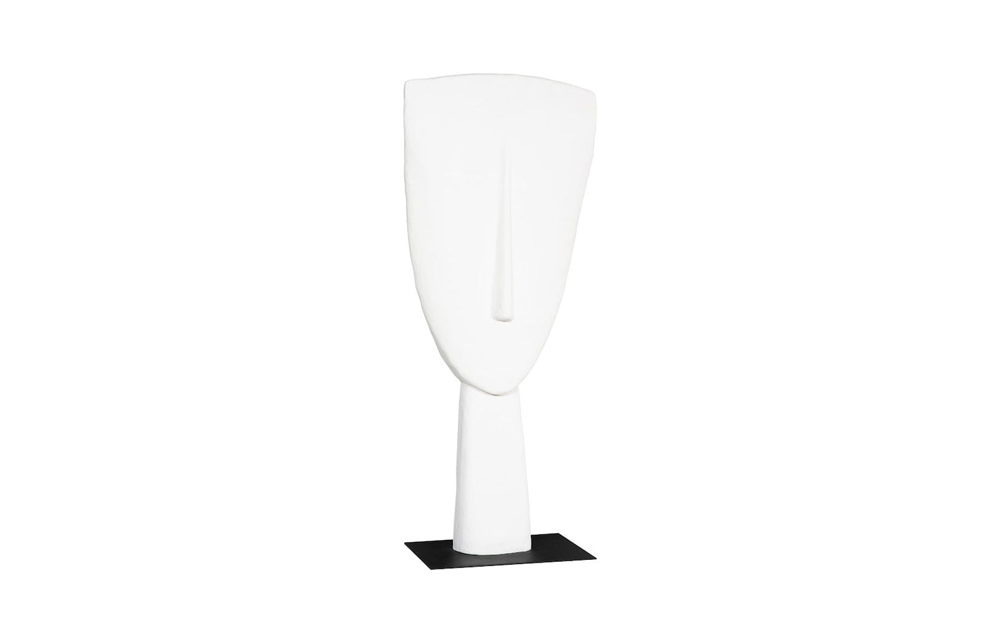Cycladic Head Sculpture, Classic White, Large