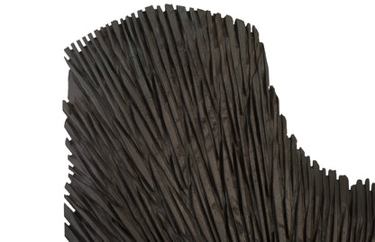 Chainsaw Sculpture on Stand, Black