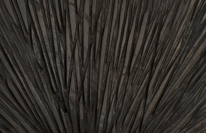 Chainsaw Sculpture on Stand, Black