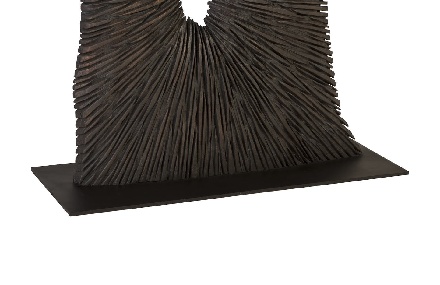 Chainsaw Sculpture on Stand, Black