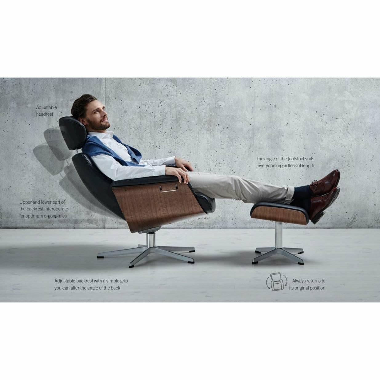 Timeout Recliner + Foot-stool