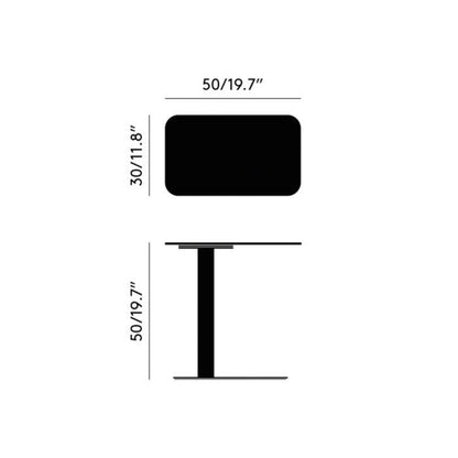 TOM DIXON STONE TABLE RECTANGLE